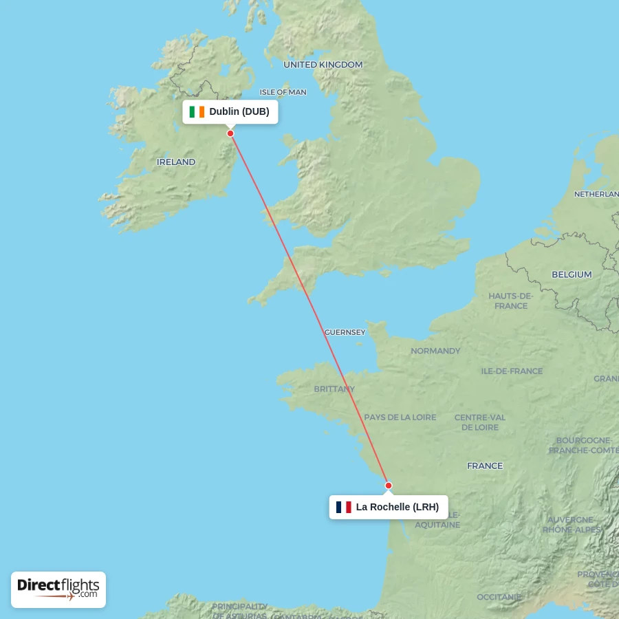LRH - DUB route map