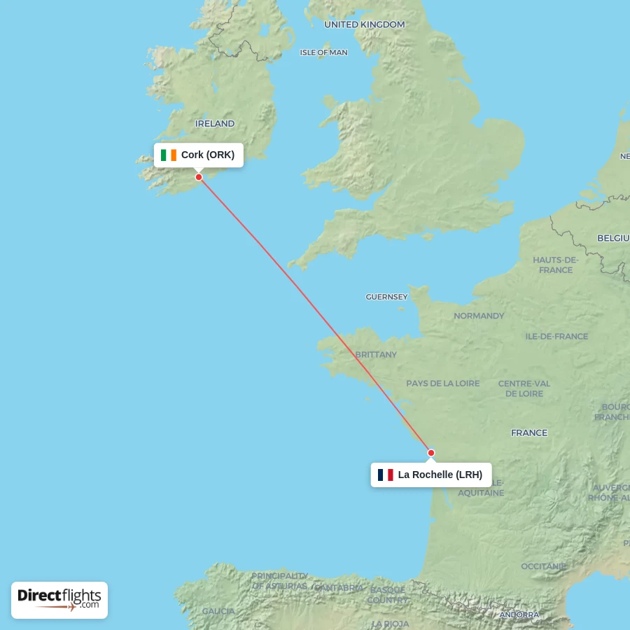 LRH - ORK route map