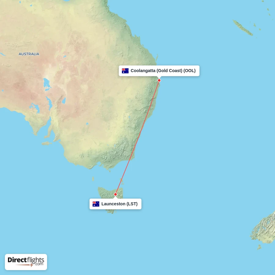LST - OOL route map