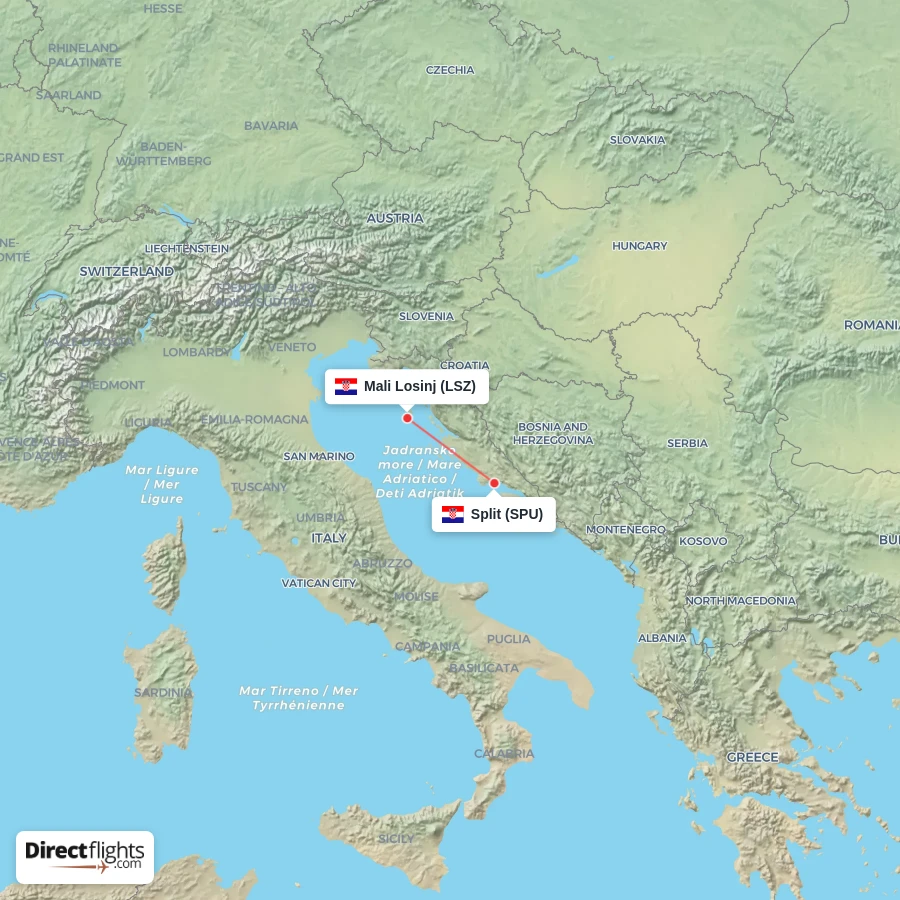 LSZ - SPU route map