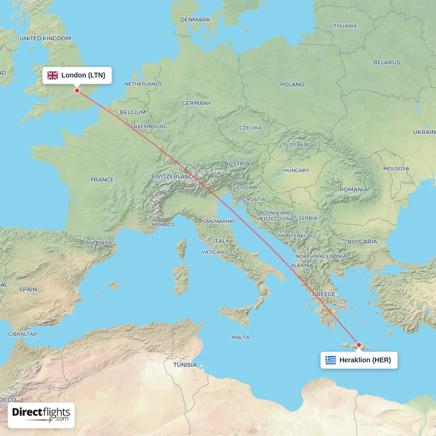 LTN - HER route map