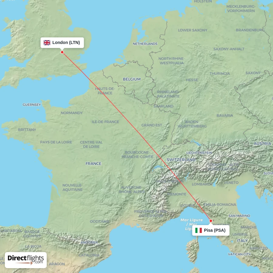 LTN - PSA route map