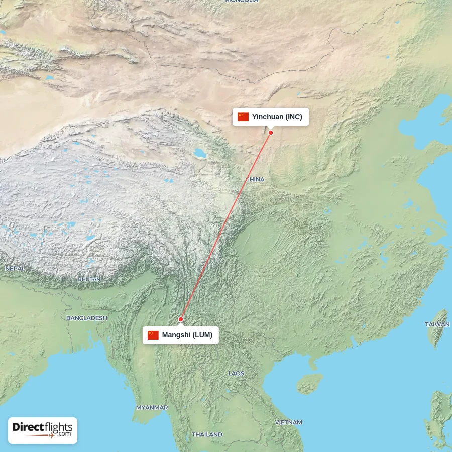 LUM - INC route map