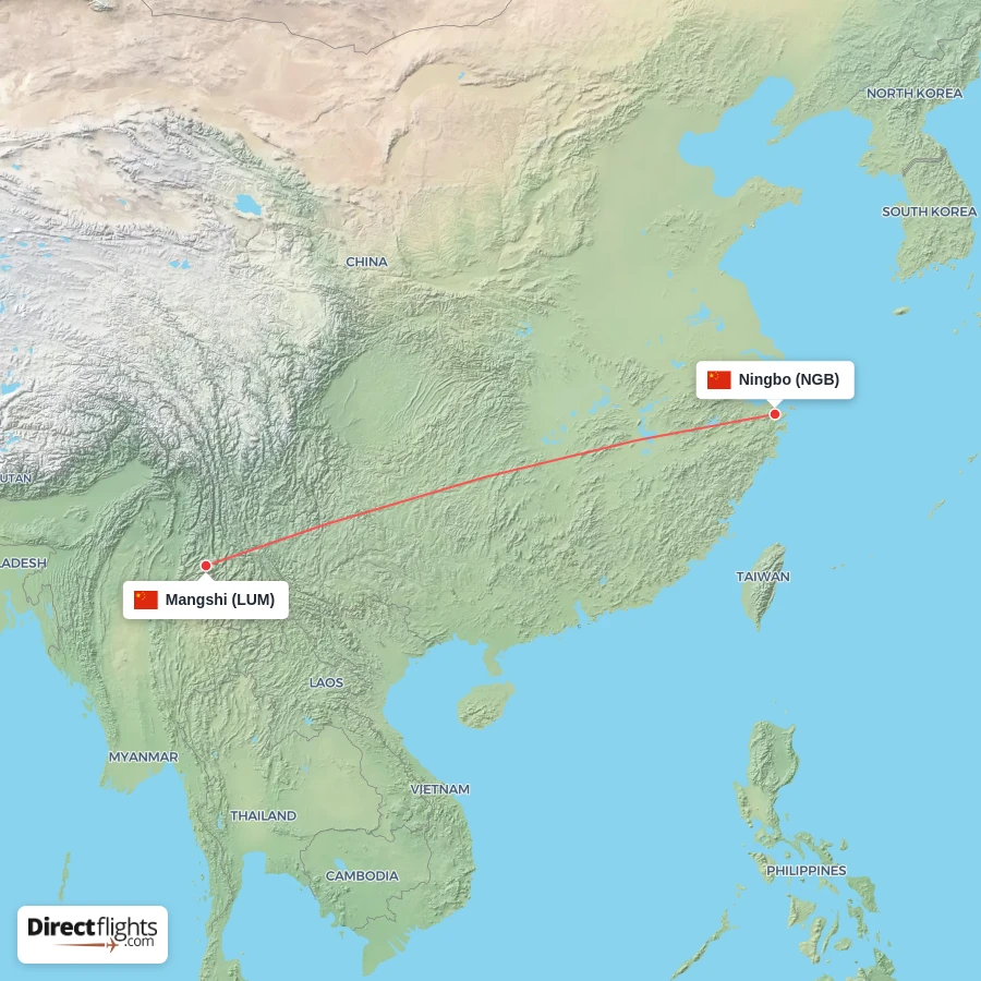 LUM - NGB route map