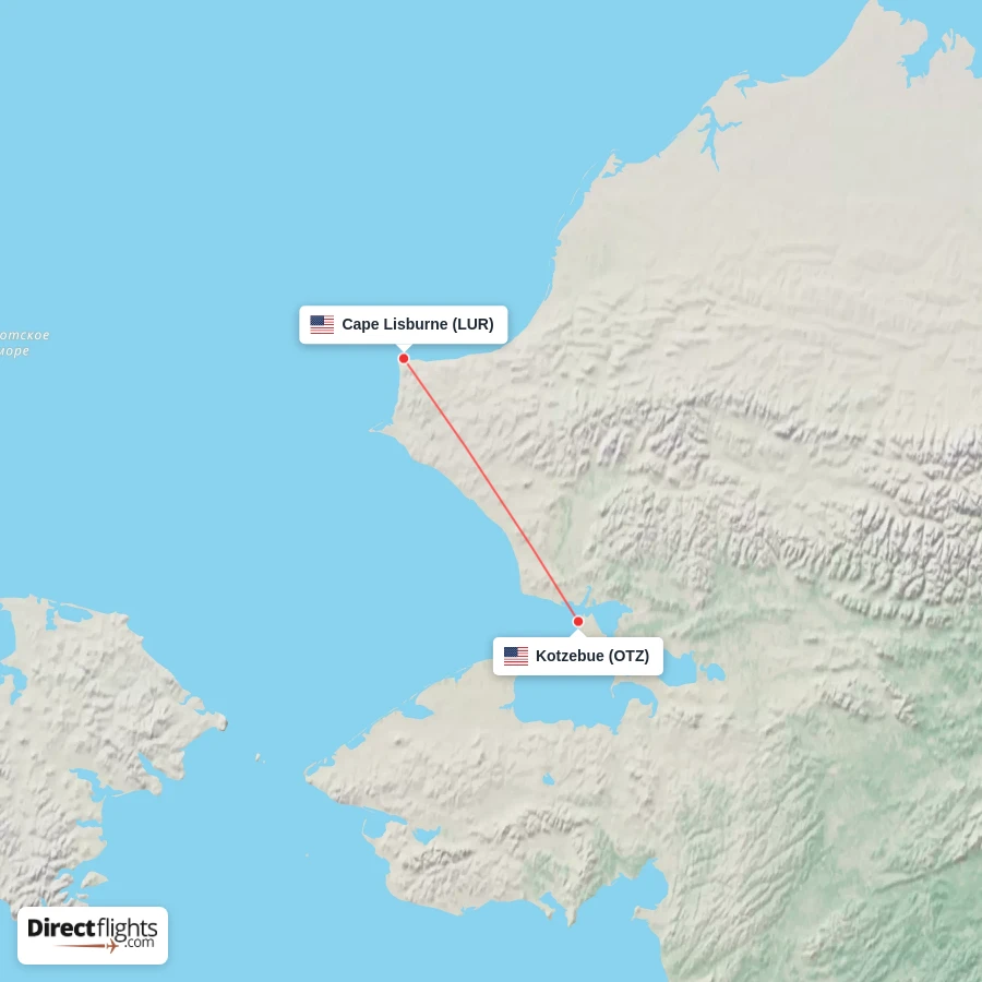 LUR - OTZ route map