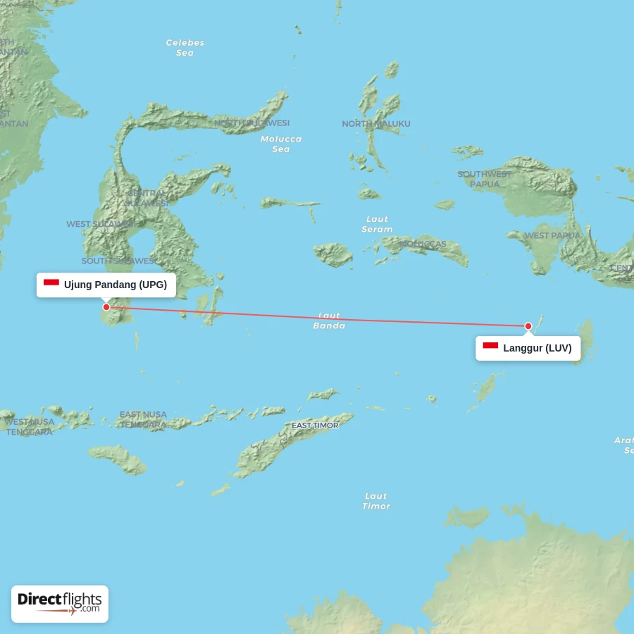LUV - UPG route map