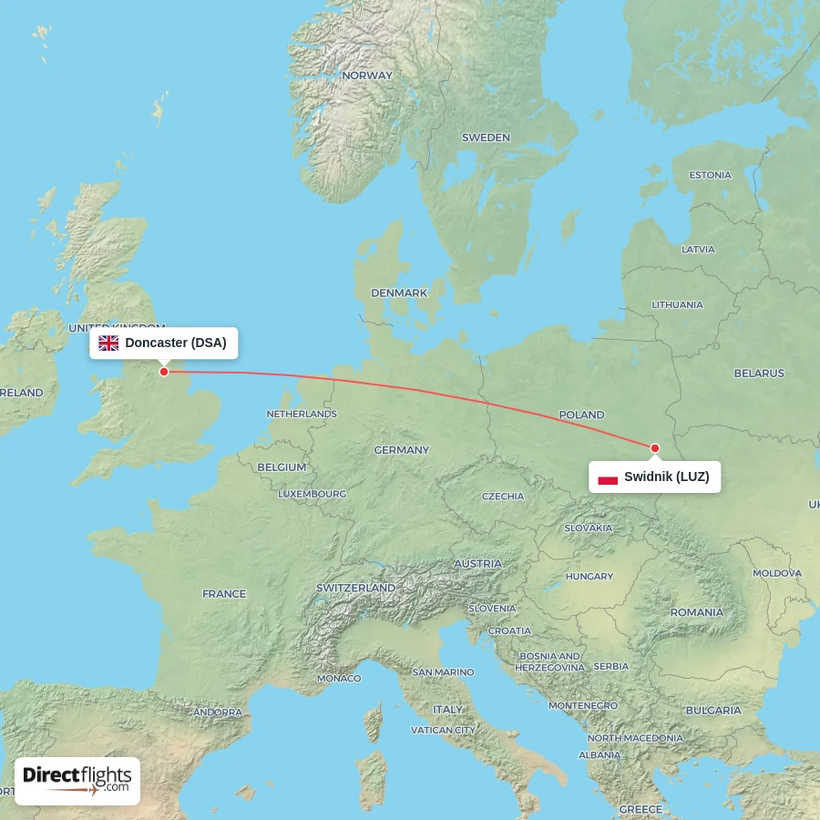 LUZ - DSA route map