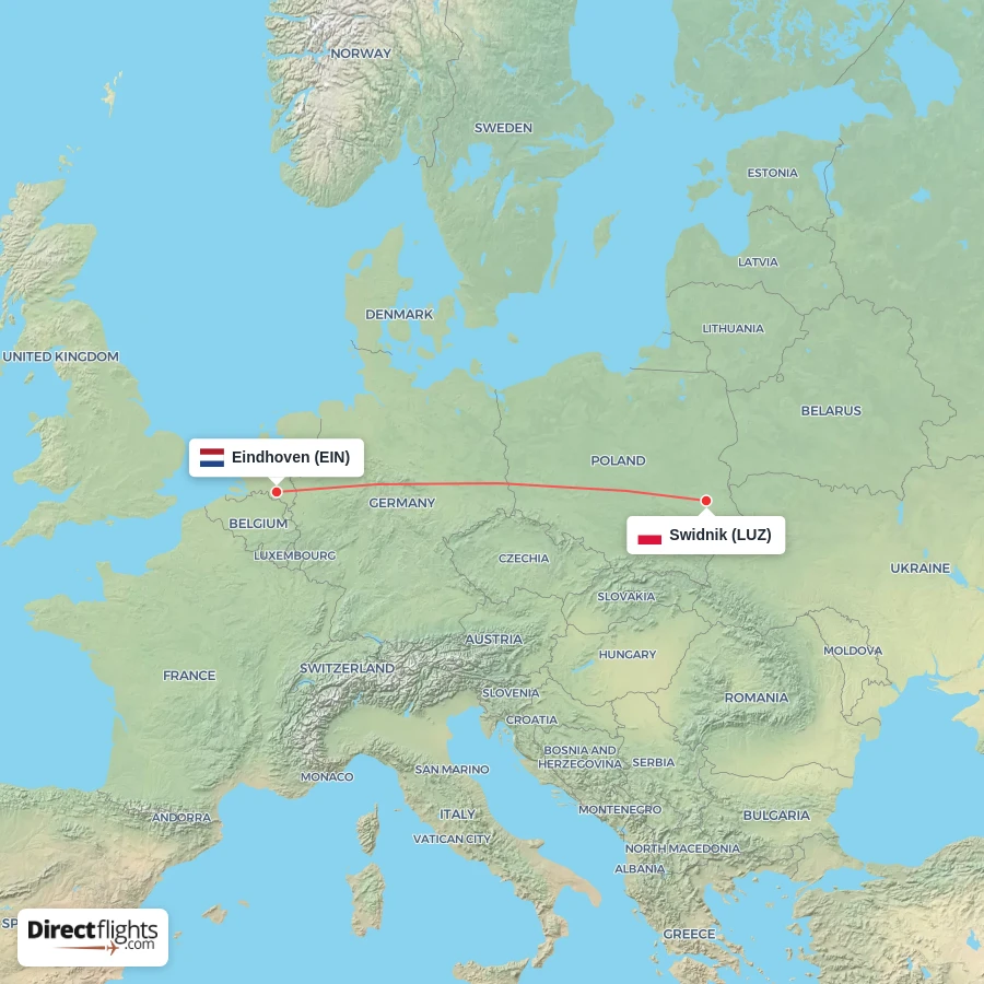 LUZ - EIN route map