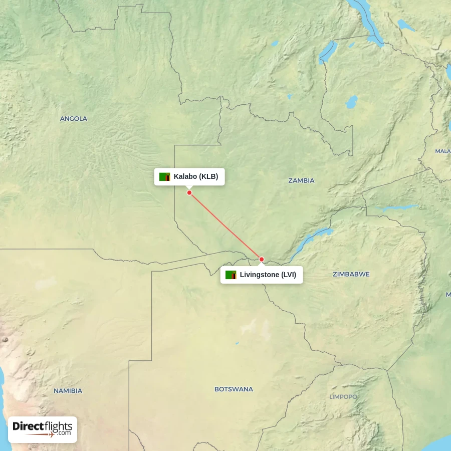 LVI - KLB route map