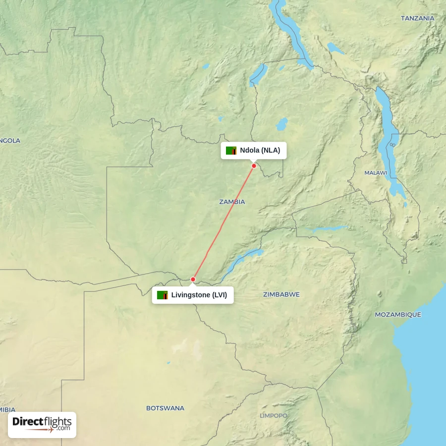 LVI - NLA route map