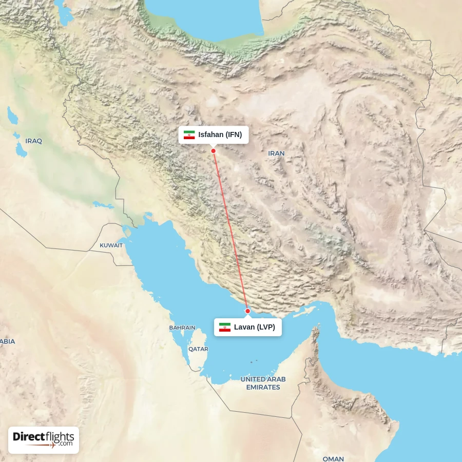 LVP - IFN route map