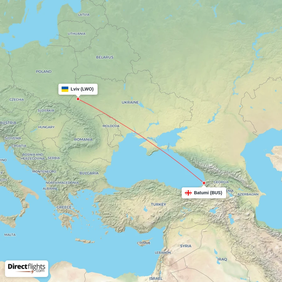 LWO - BUS route map