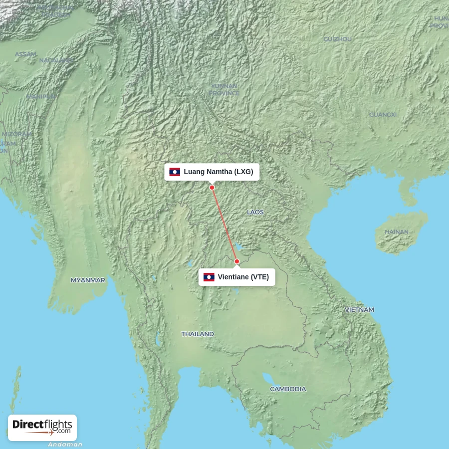 LXG - VTE route map