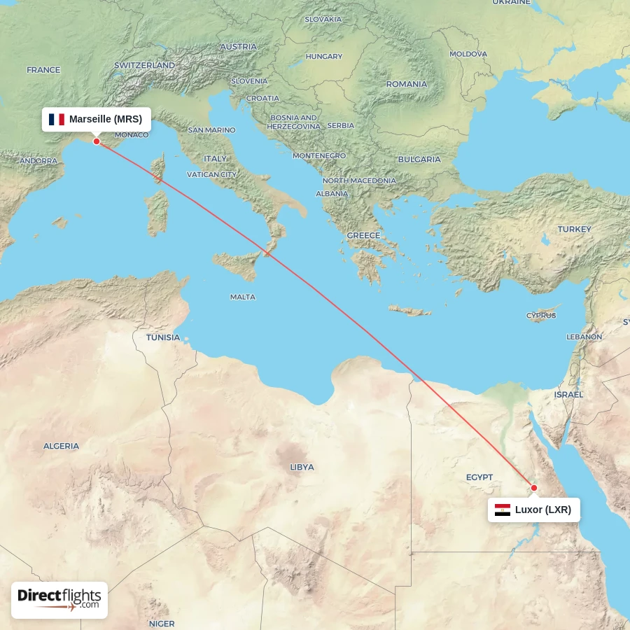 LXR - MRS route map