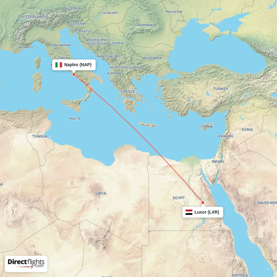 LXR - NAP route map