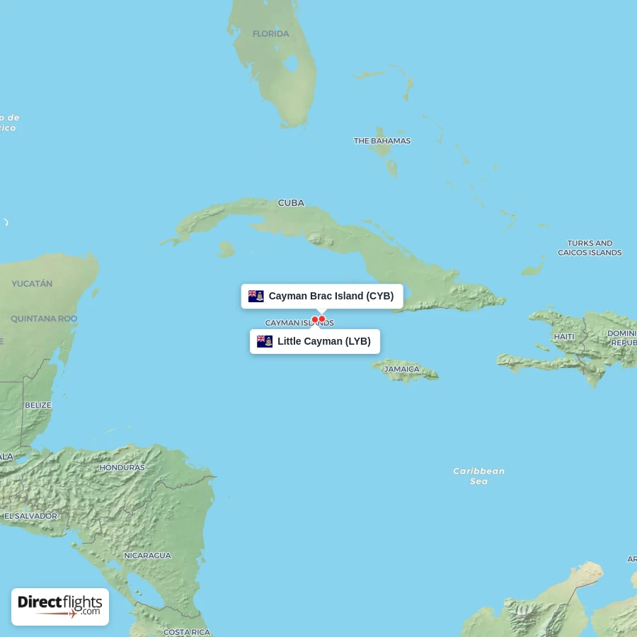 LYB - CYB route map