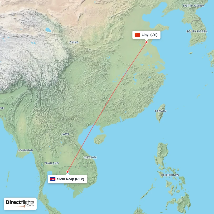 LYI - REP route map