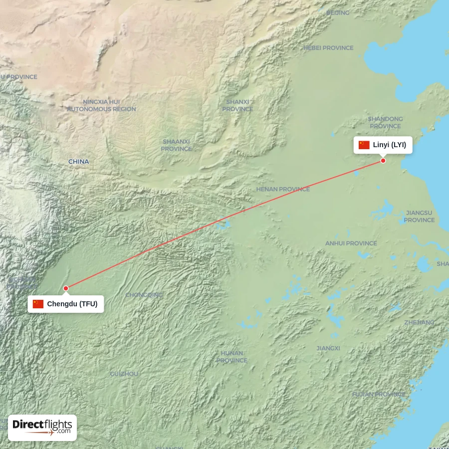 LYI - TFU route map