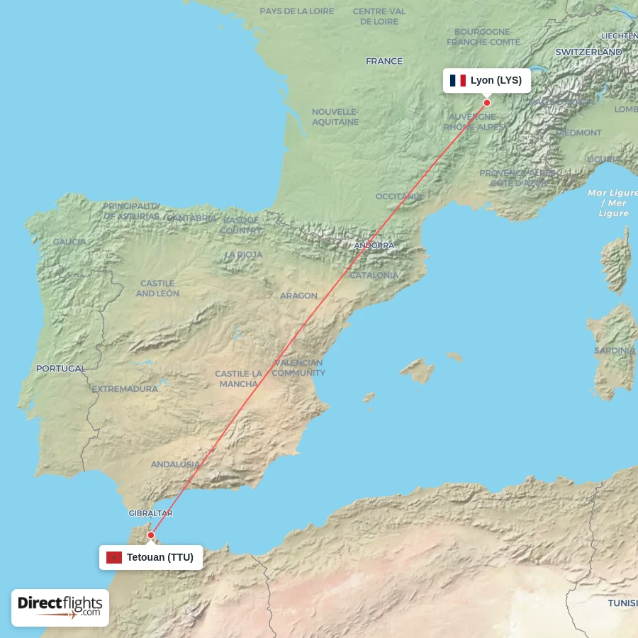 LYS - TTU route map