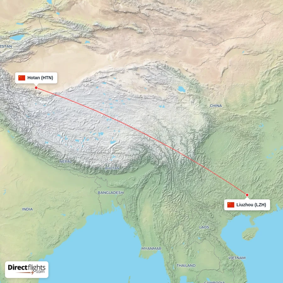 LZH - HTN route map