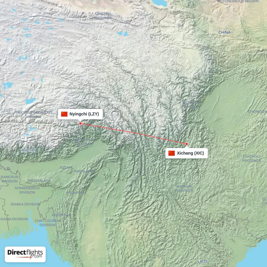 LZY - XIC route map