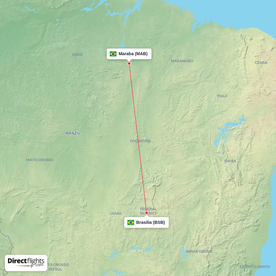 MAB - BSB route map