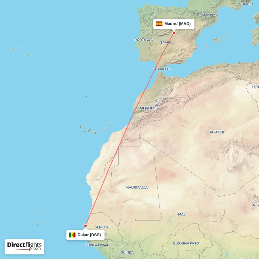 MAD - DSS route map