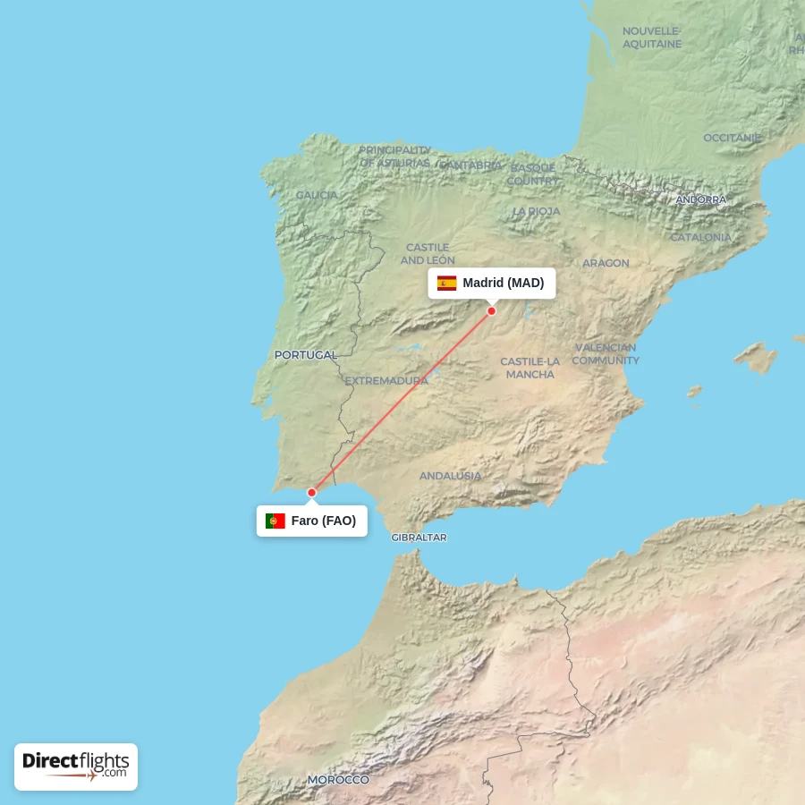 MAD - FAO route map