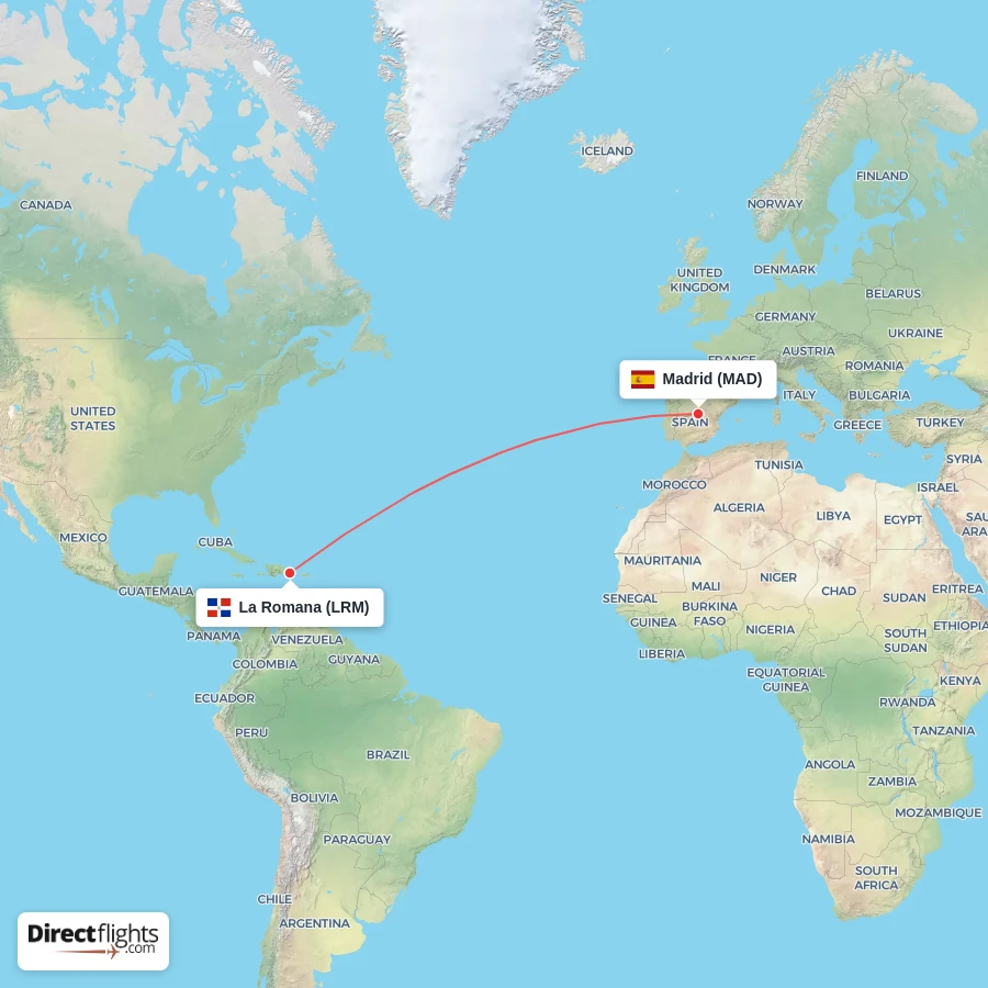 MAD - LRM route map