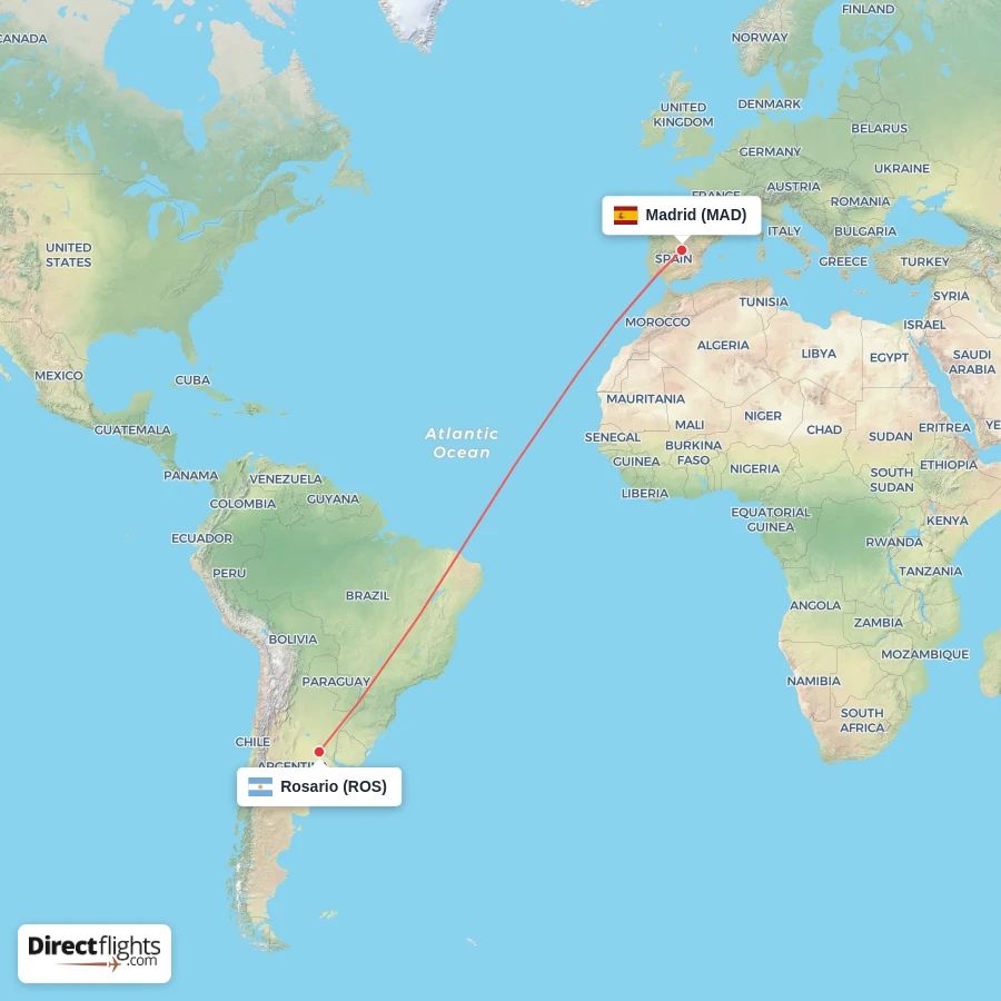 MAD - ROS route map