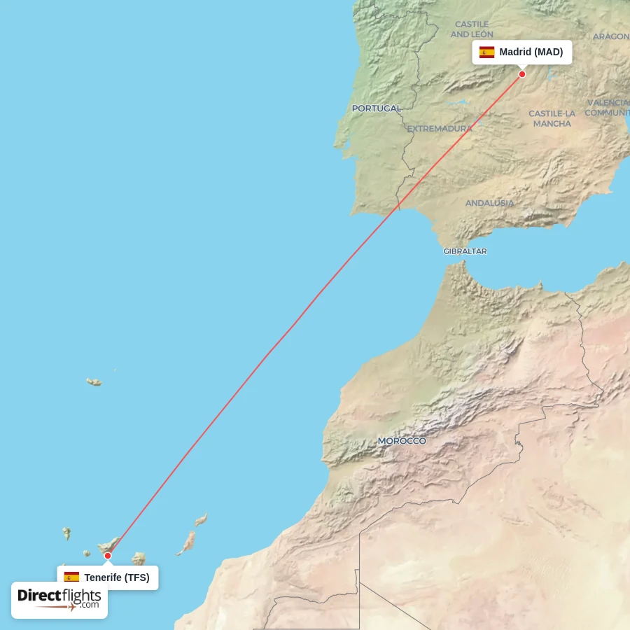 MAD - TFS route map