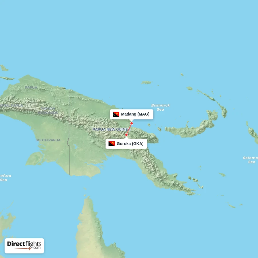 MAG - GKA route map