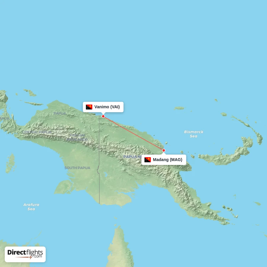 MAG - VAI route map