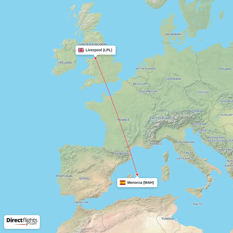 MAH - LPL route map