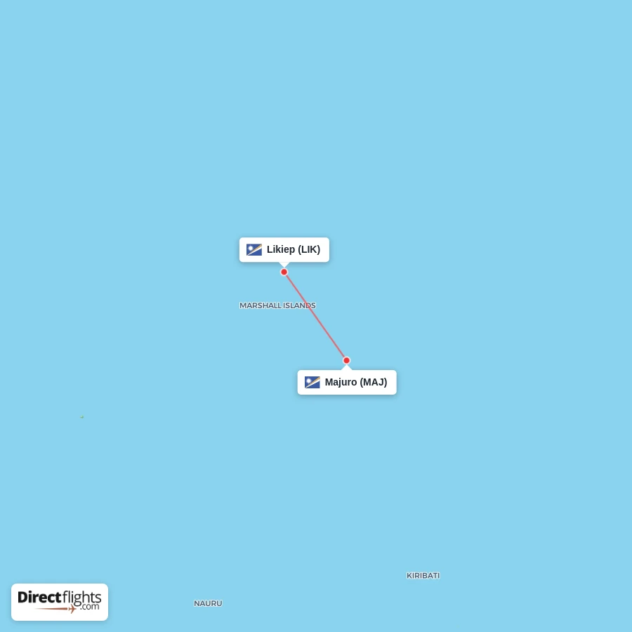 MAJ - LIK route map