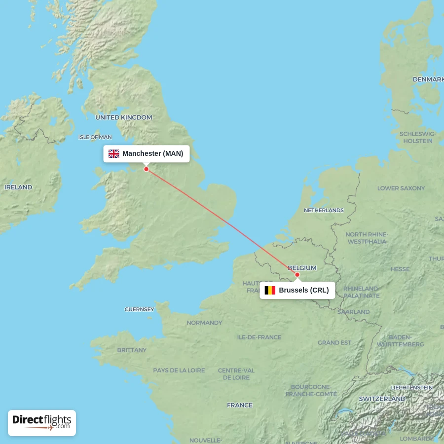 MAN - CRL route map