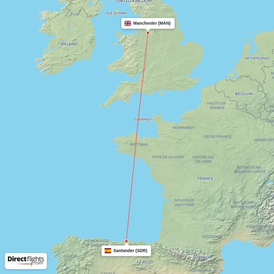 MAN - SDR route map