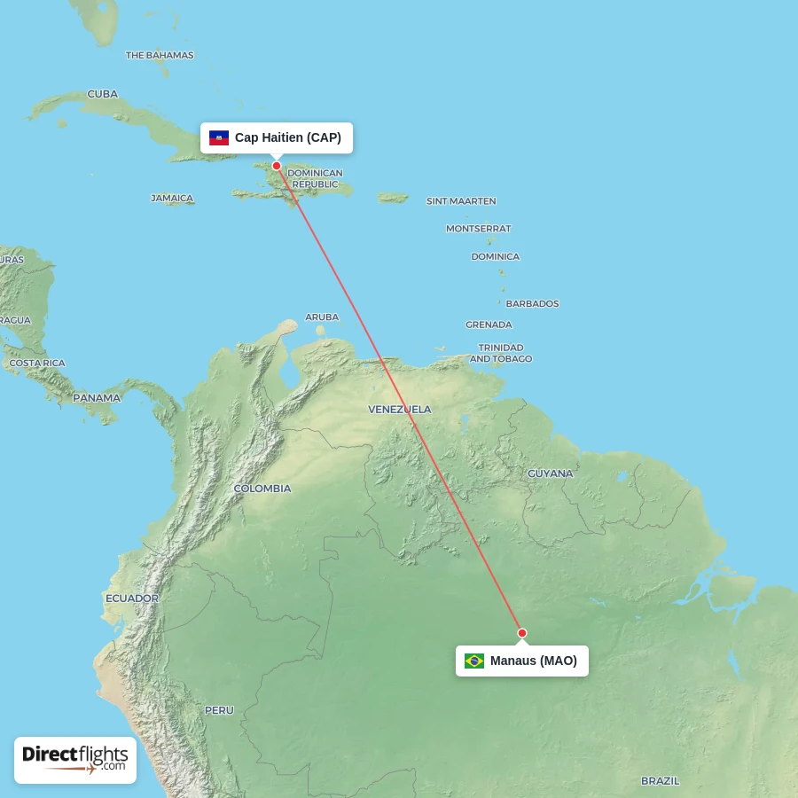 MAO - CAP route map