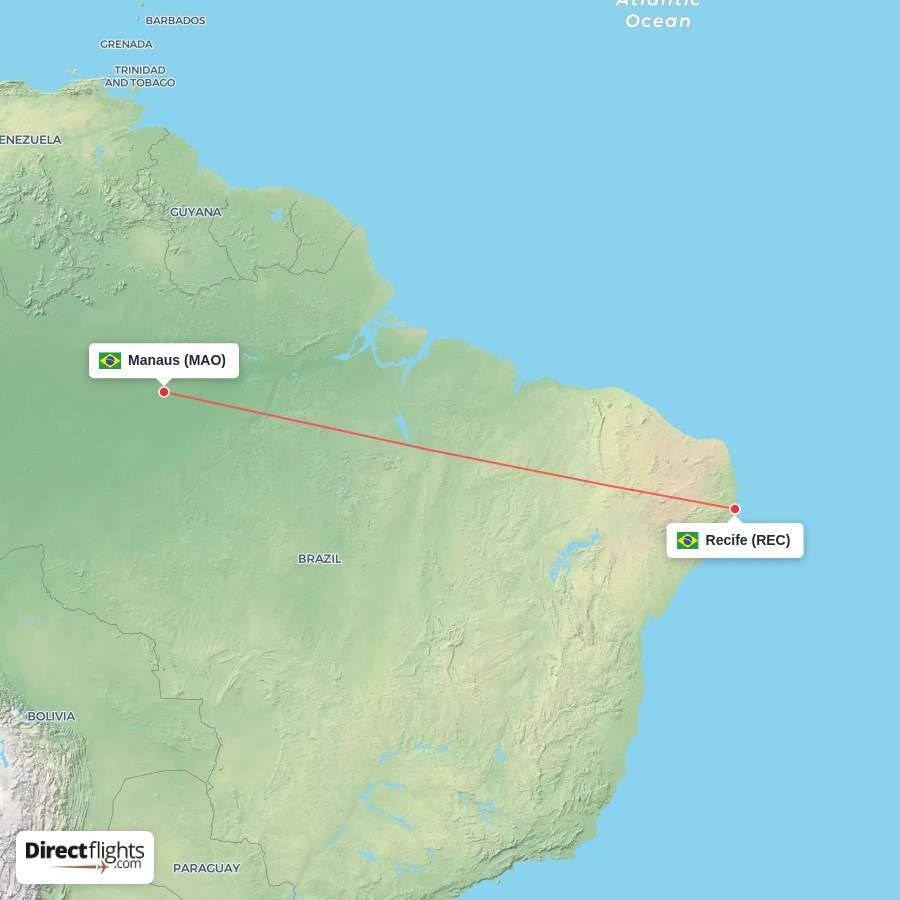 MAO - REC route map