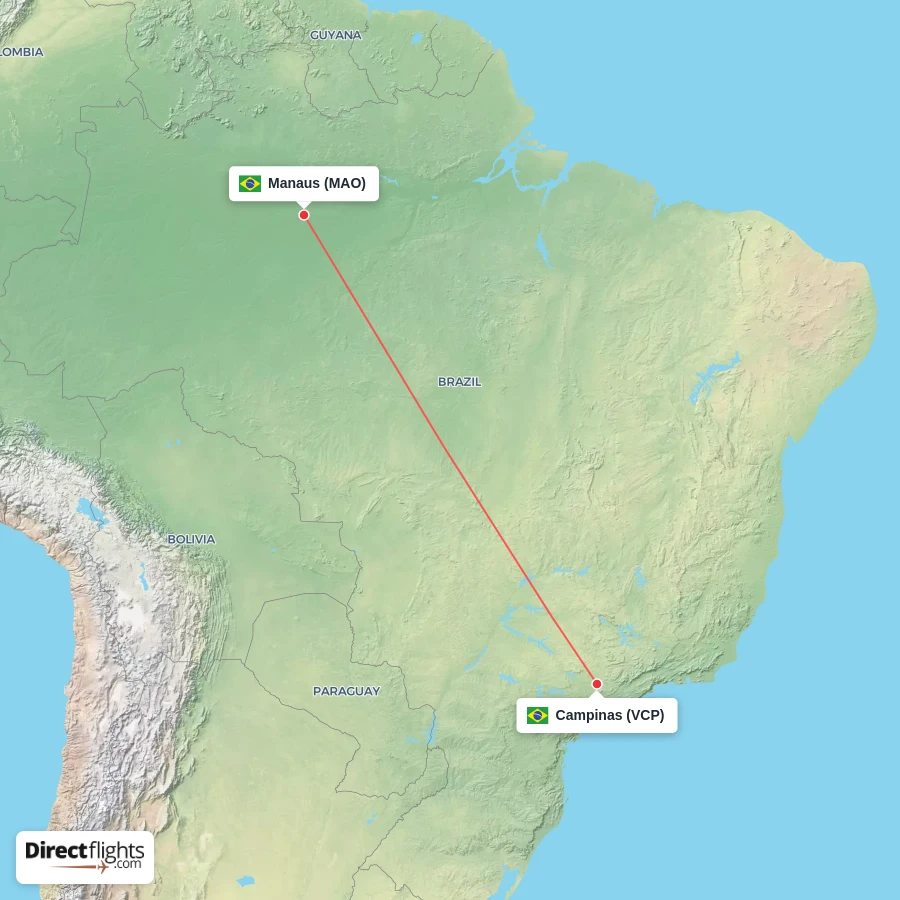 MAO - VCP route map