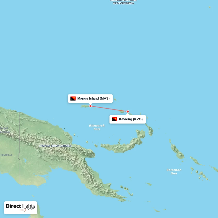 MAS - KVG route map