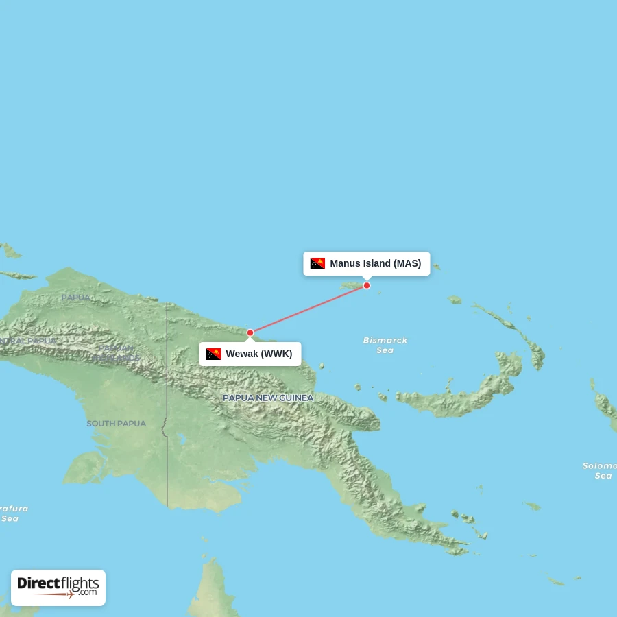 MAS - WWK route map