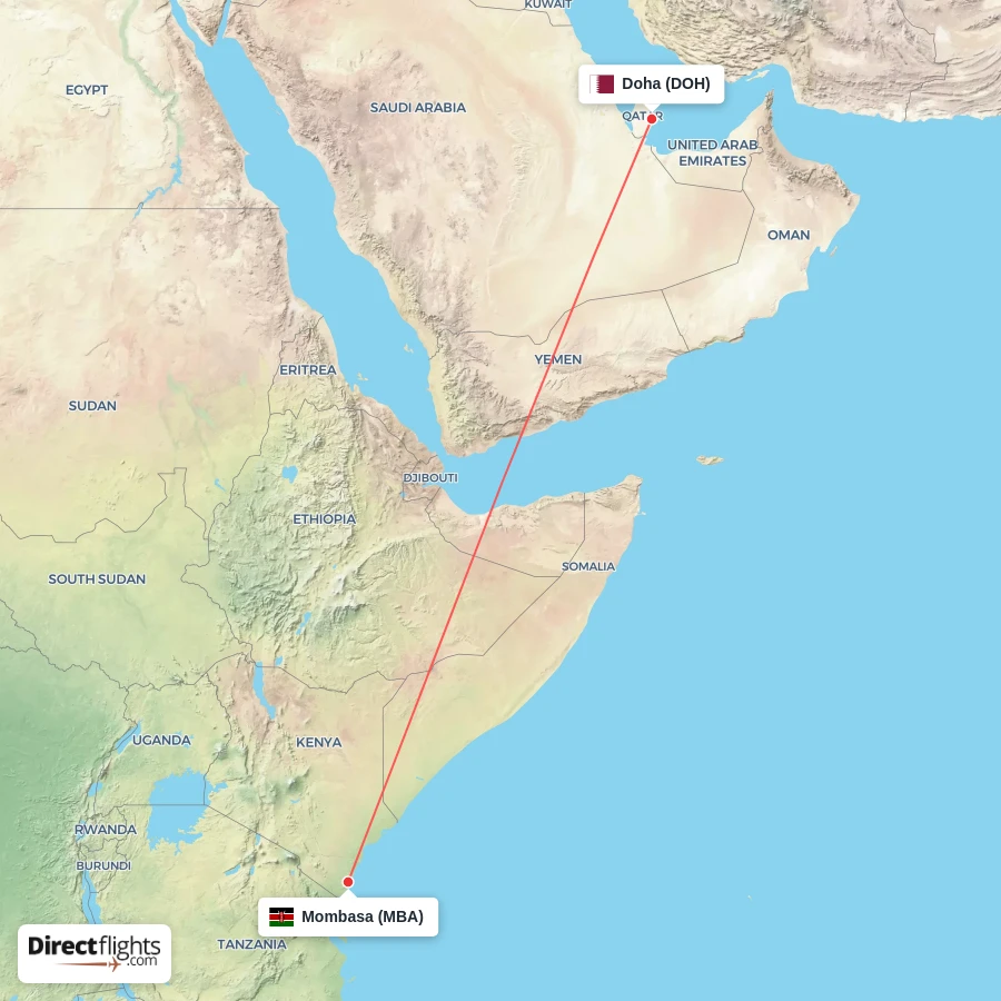 MBA - DOH route map
