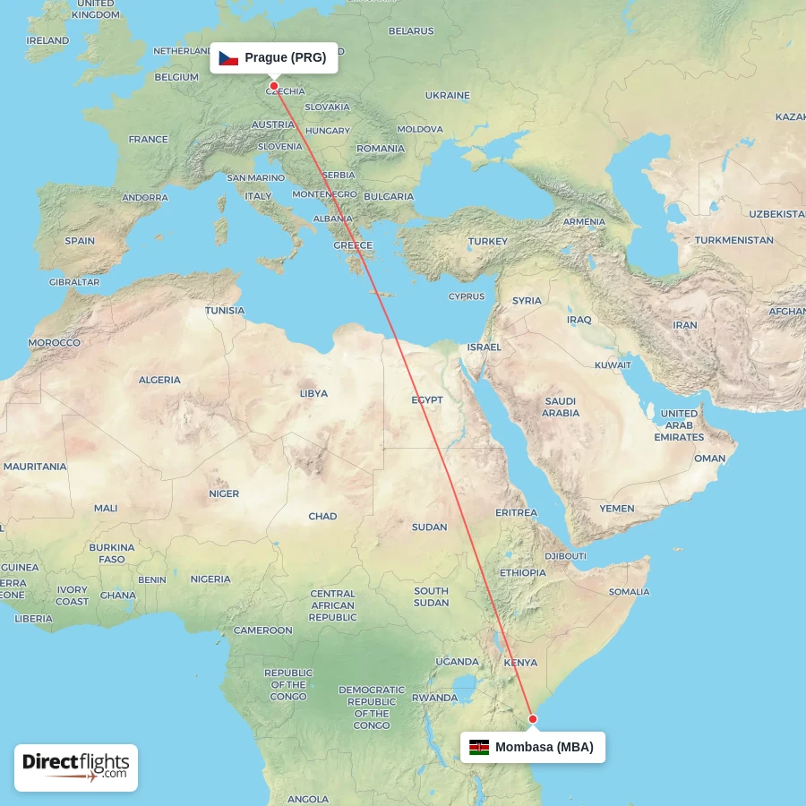 MBA - PRG route map