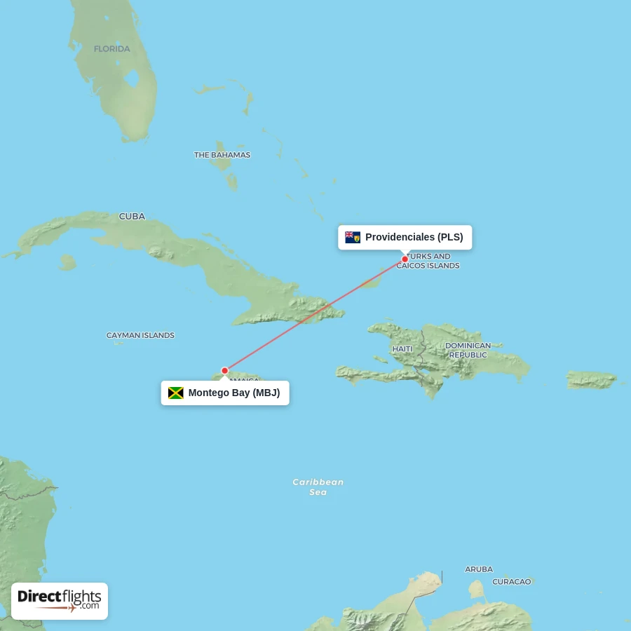 MBJ - PLS route map