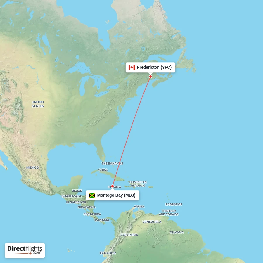 MBJ - YFC route map