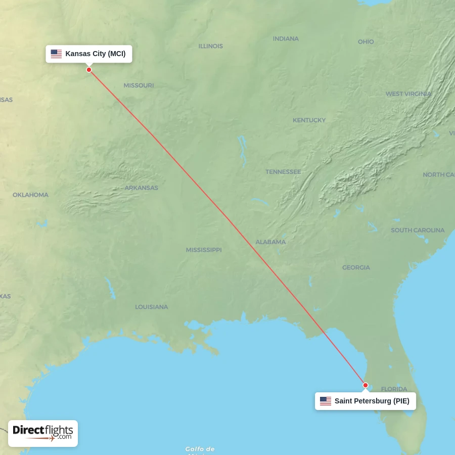 MCI - PIE route map