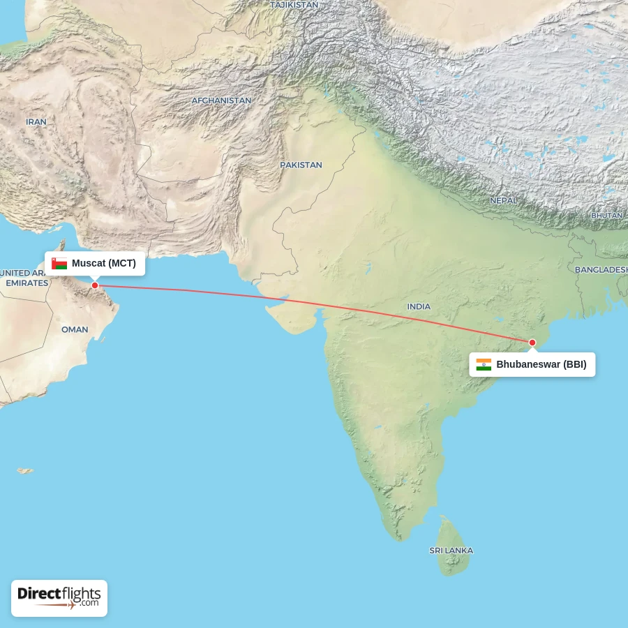 MCT - BBI route map