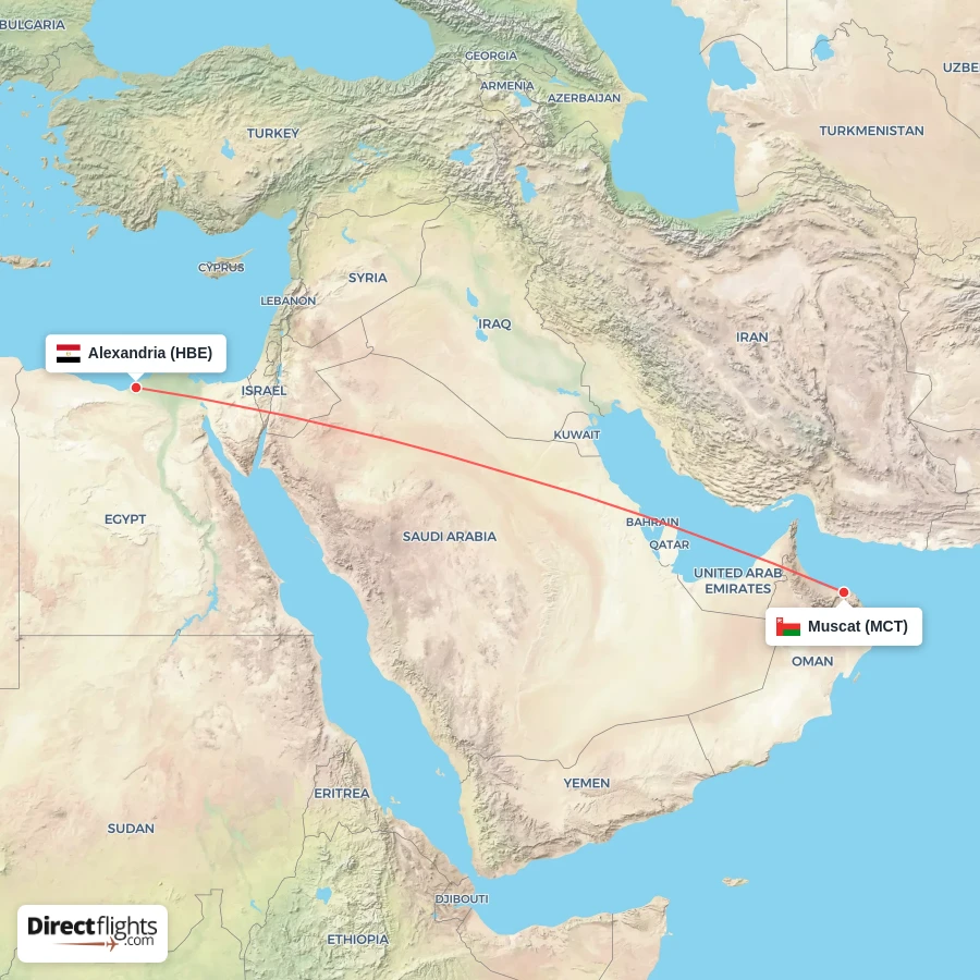 MCT - HBE route map