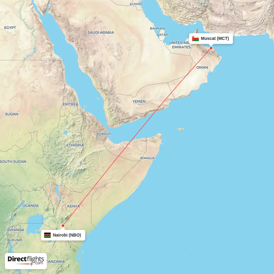 MCT - NBO route map